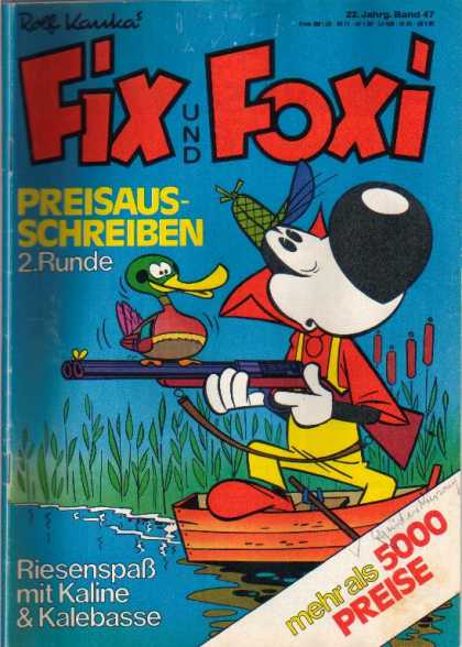 Fix und Foxi 986 - Fix And Foxi - Hunting - Duck - Kalebasse - Preisaus-schreiben