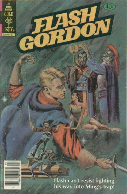 Flash Gordon 24 - Gold - Key - Fighting - Way - Trap
