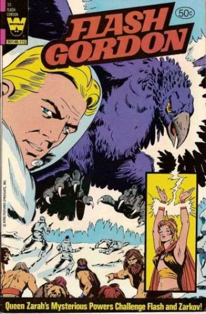 Flash Gordon 35 - 50 Cents - Blonde - Man - Blue Eyes - Bird