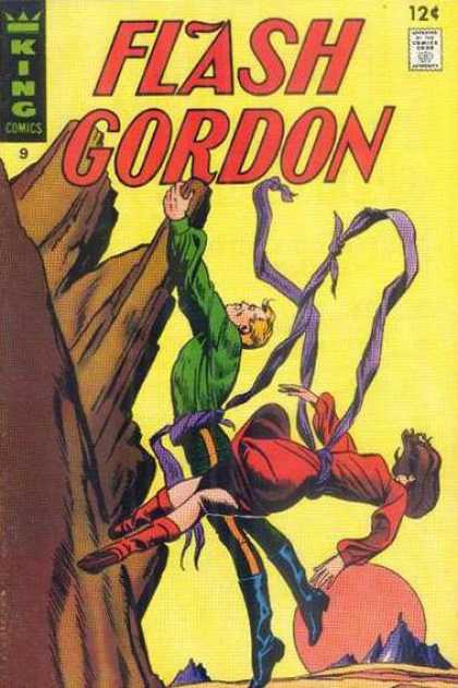 Flash Gordon 9 - Climbing - Ribbon - Desert Planet - Red Sun - Woman In Red - Alex Raymond, Dan Jurgens