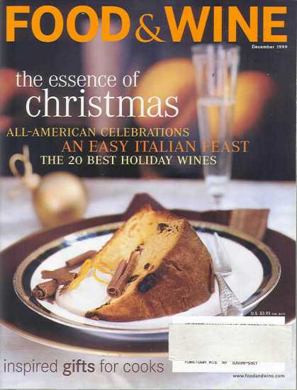 Food & Wine - December 1999