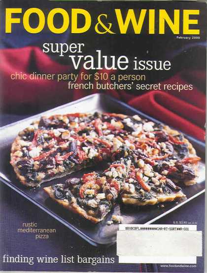 Food & Wine - February 2000