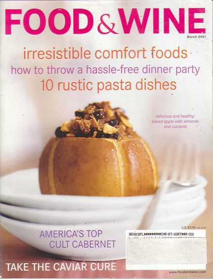 Food & Wine - March 2001