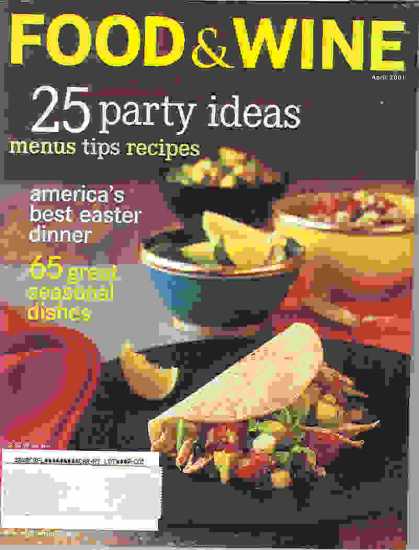 Food & Wine - April 2001