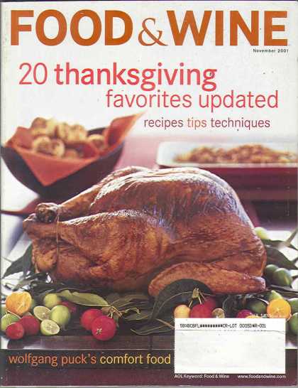 Food & Wine - November 2001