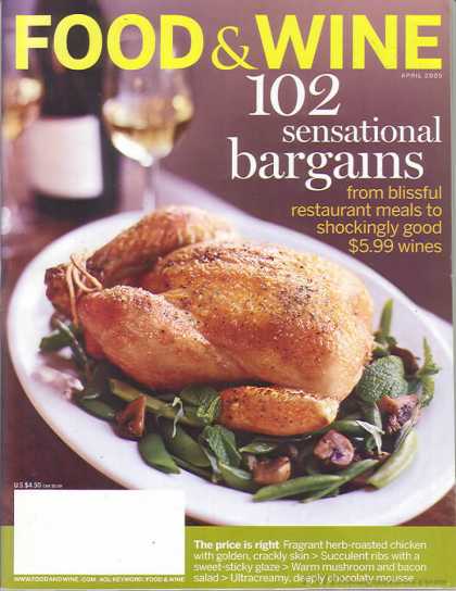 Food & Wine - April 2005