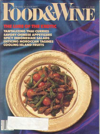 Food & Wine - May 1986