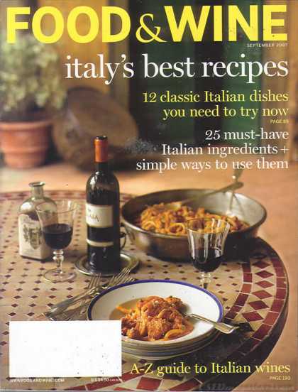 Food & Wine - September 2007