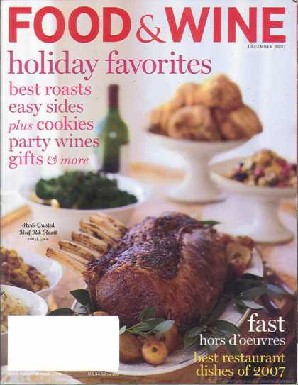 Food & Wine - December 2007