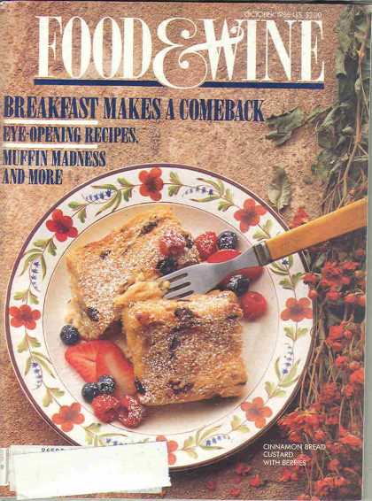 Food & Wine - October 1986