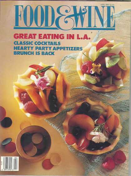 Food & Wine - April 1989