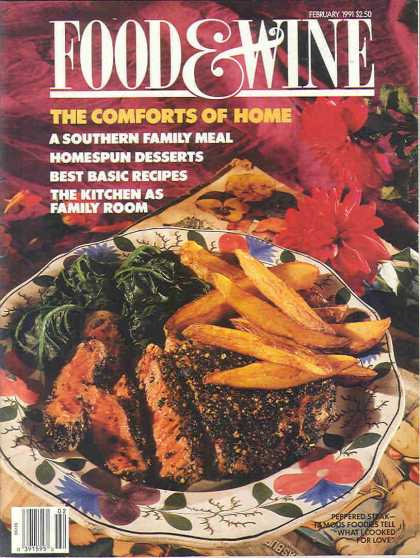 Food & Wine - February 1991