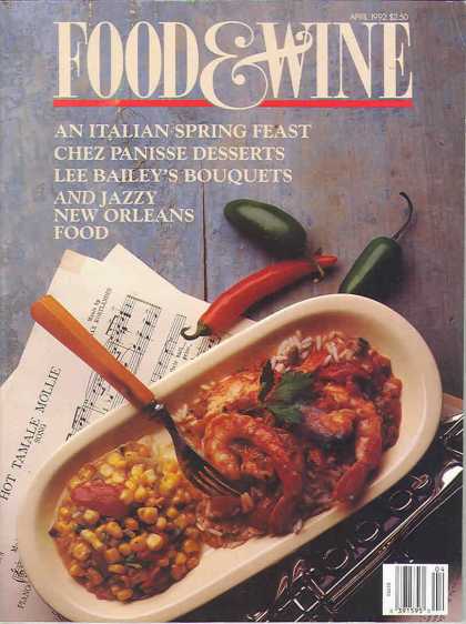 Food & Wine - April 1992