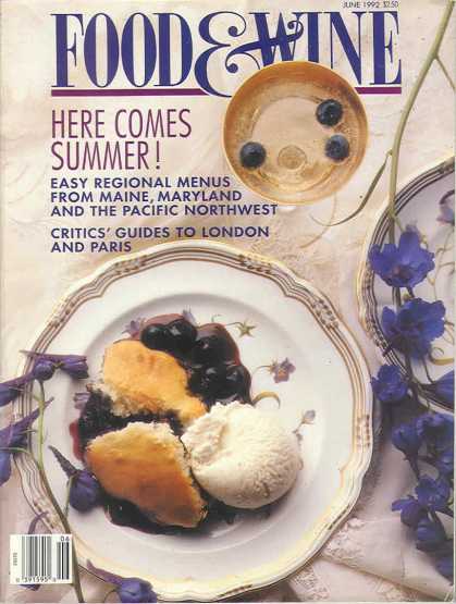 Food & Wine - June 1992