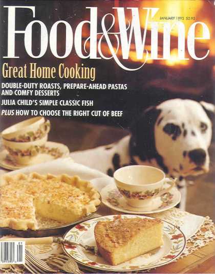 Food & Wine - January 1993