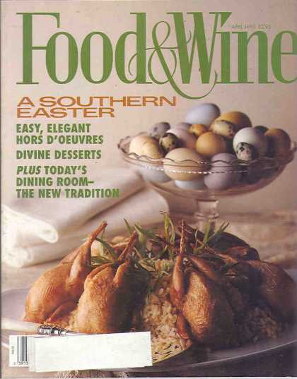 Food & Wine - April 1993