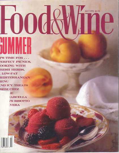 Food & Wine - July 1993