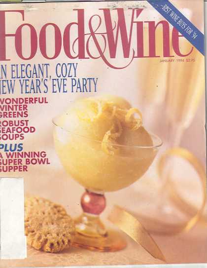 Food & Wine - January 1994