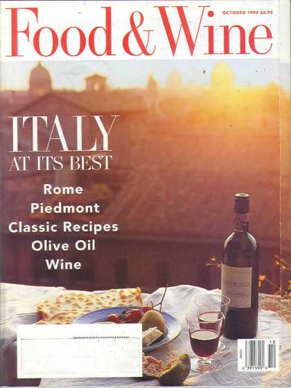 Food & Wine - October 1994