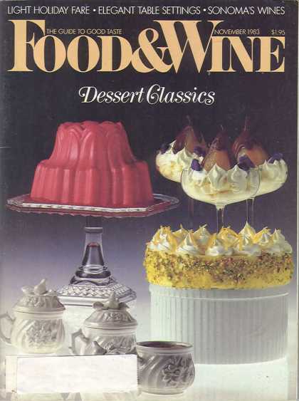 Food & Wine - November 1983