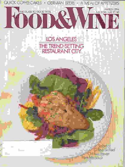 Food & Wine - March 1984