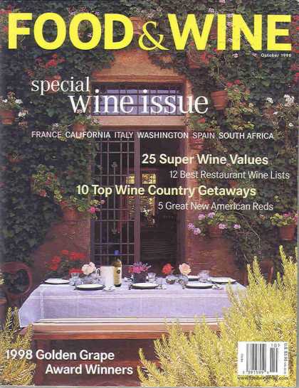 Food & Wine - October 1998