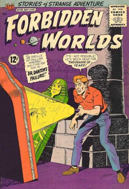 Forbidden Worlds 119 - Mummy - Tomb - Flasklight - Ray - Shock