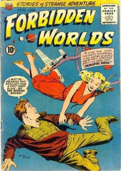 Forbidden Worlds 55 - Forbidden Worlds - Stories Of Strange Adventure - June - No 55 - Goddess Diana