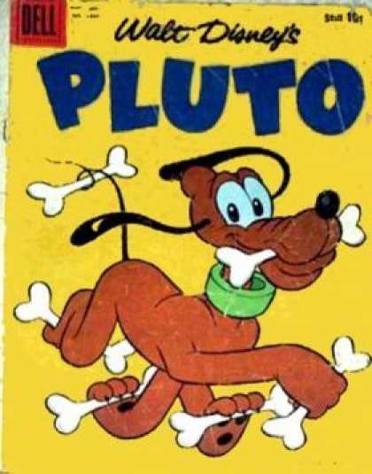 Four Color 1039 - Walt Disney - Pluto - Dog - Bones - Dell Comics