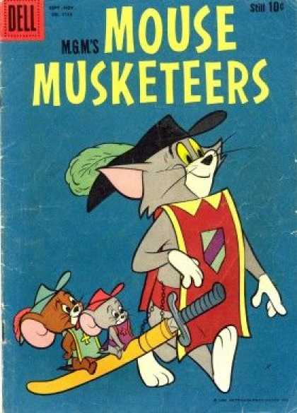 Four Color 1135 - Mouse Musketeers - Tom - Jerry - Sword - Mgm