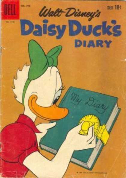 Four Color 1150 - Walt Disney - My Diary - Daisy Duck - Bow - Combination Lock