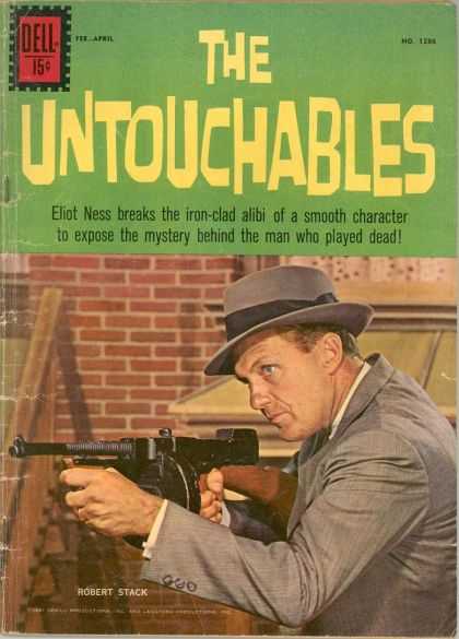 Four Color 1286 - Eliot Ness - Smooth Character - Mystery - Mob - Robert Stack