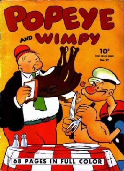 Four Color 17 - Popeye - Wimpy - Full Color - 68 Pages - Chiken