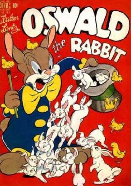 Four Color 183 - Oswald - Rabbit - Wand - Hat - Walter Lantz