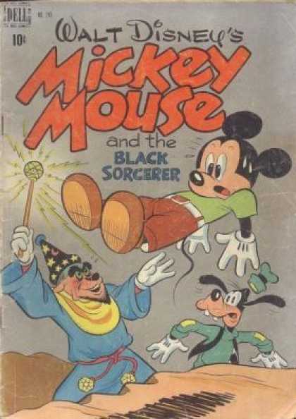 Four Color 248 - Walt Disneys - Mickey Mouse U0026 The Black Sorcerer - 10c - Dell