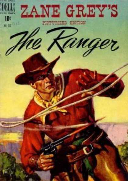 Four Color 255 - Dell - The Ranger - Zane Grey - Cowboy - Gun