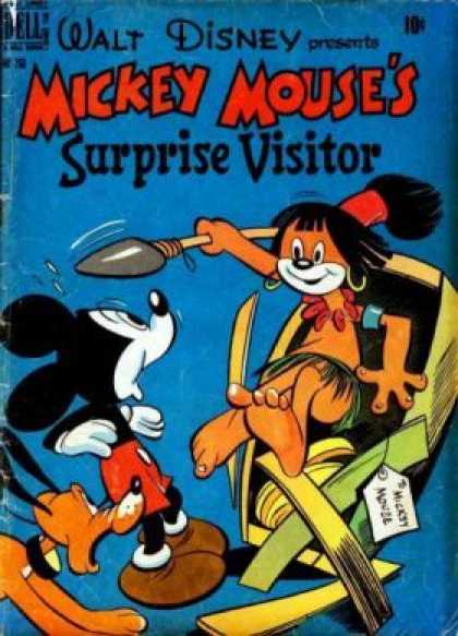 Four Color 268 - Disney - Disney Comics - Mickey Mouse - Suprise Visitor - Indian