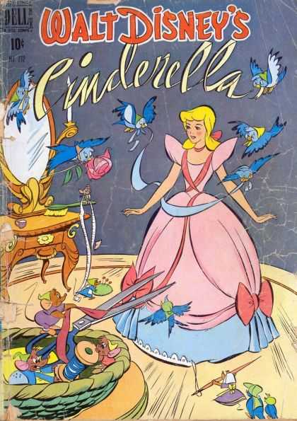 Four Color 272 - Dell - Disney - Cinderella - Birds - Mirror