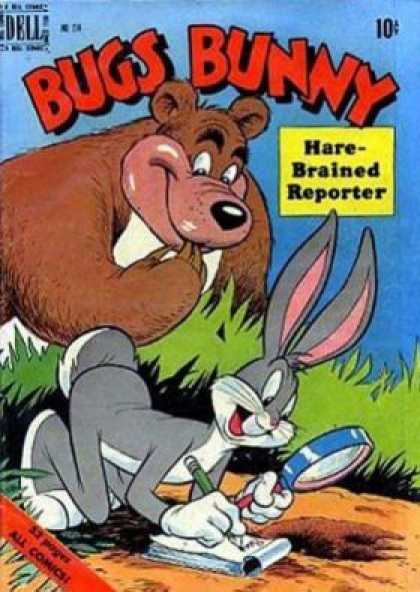 Four Color 274 - Dell - Bear - Bugs Bunny - Hare-brained Reporter - 10 Cents
