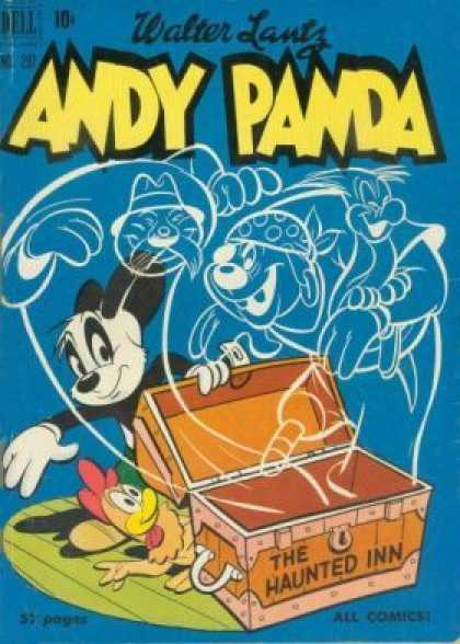 Four Color 297 - Andy Panda - Square Box - Micky Mouse - A Cartoon Of Mouse - Duck