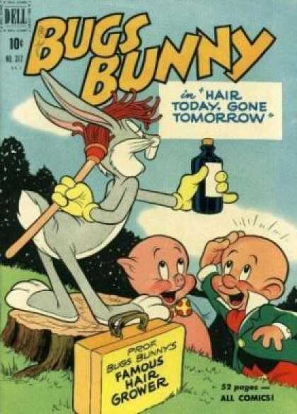 Four Color 317 - Dell - Bugs Bunny - Hair Todaygone Tomorrow - Pigs - Forest