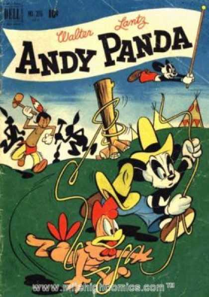 Four Color 326 - Andy Panda - Walter Lantz - Indians - Teepee - Rope