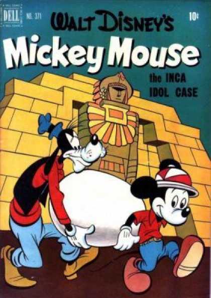 Four Color 371 - Walt Disney - Mickey Mouse - The Inca Idol Case - Goofy - Egypt