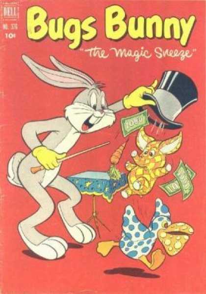 Four Color 376 - Bugs Bunny - Magic - Carrot - Money - Wand