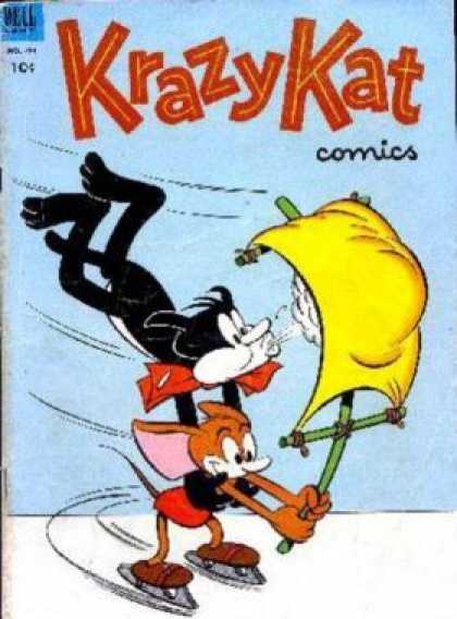 Four Color 454 - Cat - Krazykat - Comics - Dell - Mice