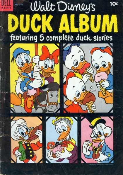 Four Color 586 - Dell - Dell Comics - Duck Album - Walt Disneys - Donald Duck