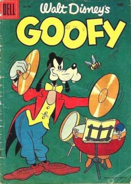 Four Color 658 - Goofy - Cymbols - Bee - Drums - Music Stand
