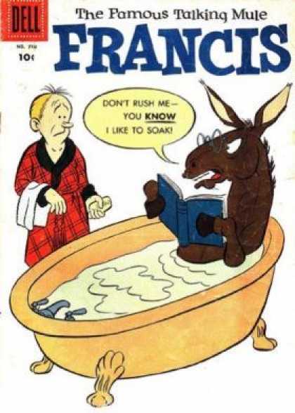 Four Color 710 - Dell - Francis - The Famous Talking Mule - Bath - Book