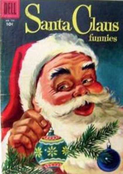 Four Color 756 - Santa Claus - Beard - Christmas - Tree - Ornaments