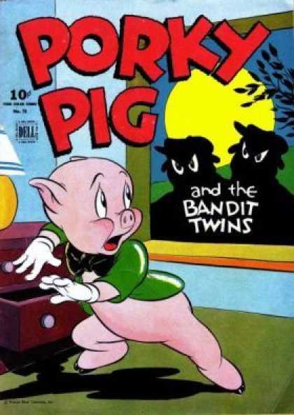 Four Color 78 - Porky Pig - Bandit Twins - Moon - Dresser - Pig